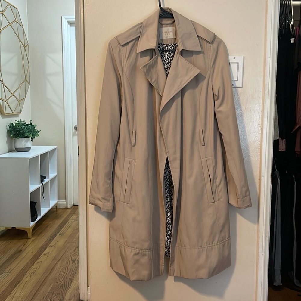 Zara basics coat